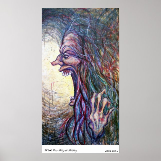 We are Done Being the Backdrop Poster (Front)