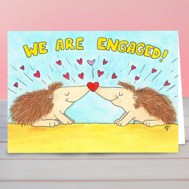 We are engaged! greeting card (Creator Uploaded)