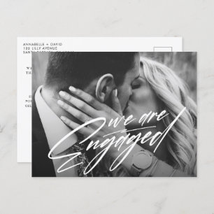We Are Engaged Photo Engagement Announcement