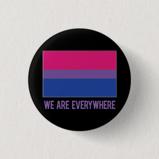 We Are Everywhere button (bisexual)