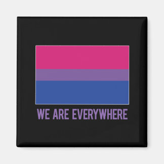 We Are Everywhere magnet (bisexual)