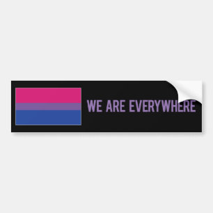 We Are Everywhere sticker (bisexual)