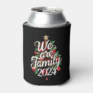We Are Family Christmas 2024 Matching Pajama  Can Cooler
