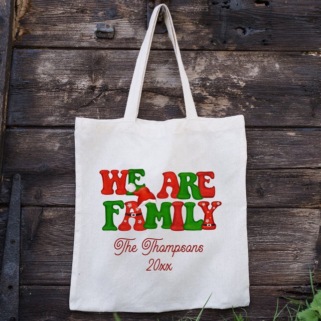 We Are Family Custom Christmas 2023 Personalised Tote Bag (Creator Uploaded)