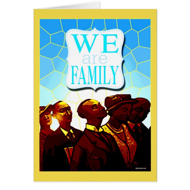 We Are Family – Invitations & Announcements (Front)