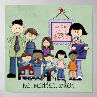 we are family print