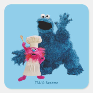 We Are Foodies   Classic Pose Square Sticker