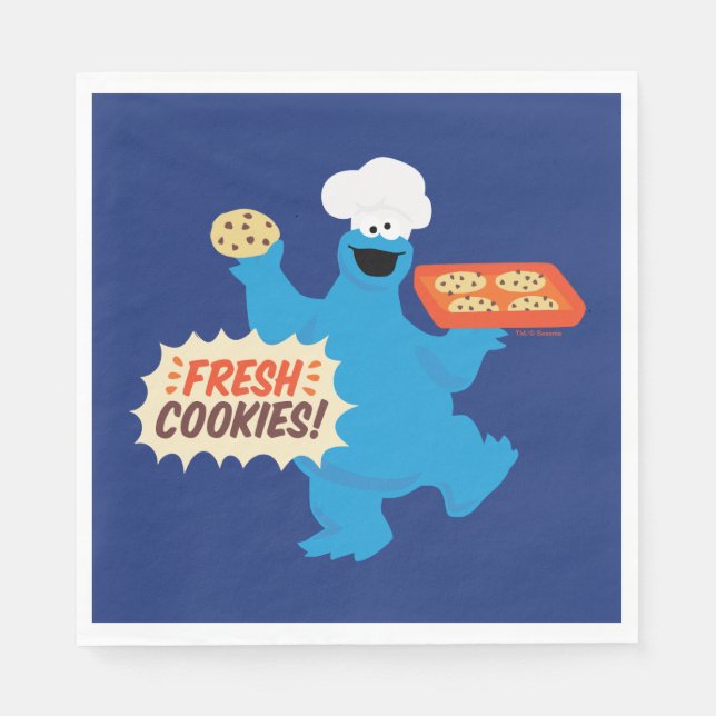 We Are Foodies | Fresh Cookies! Napkin (Front)