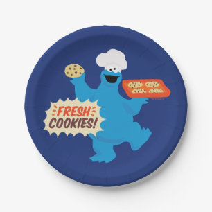 We Are Foodies   Fresh Cookies! Paper Plate