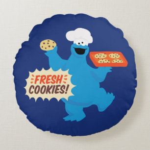 We Are Foodies   Fresh Cookies! Round Cushion