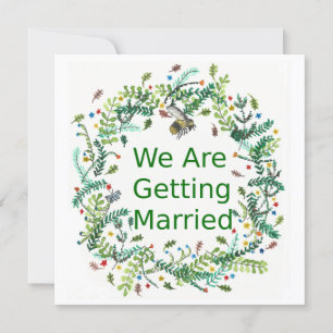 We are getting married invitation