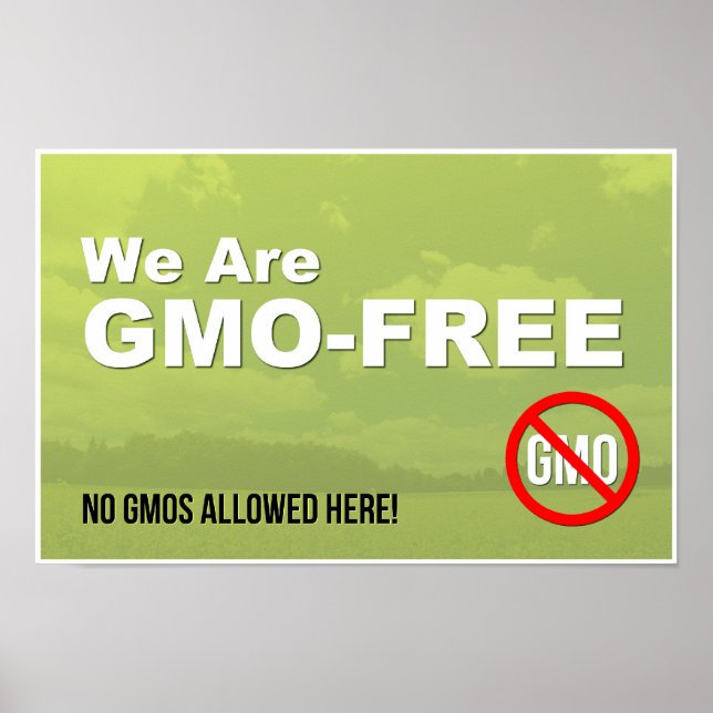 We Are GMO-Free window sign (Front)