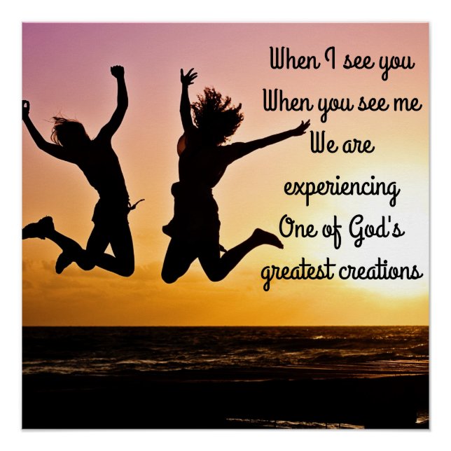 We Are God's Creation Poster (Front)