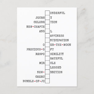 We Are Having A Baby - Fun Pregnancy Announcement Postcard