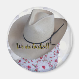We Are Hitched Getting Hitched casual married Magnet