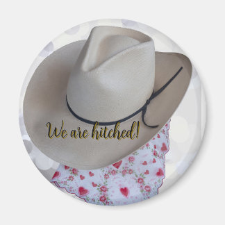 We Are Hitched Getting Hitched casual married Magnet