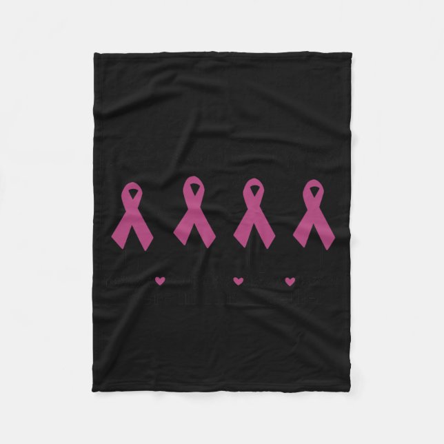 We Are In Together Family Friends Breast Cancer Aw Fleece Blanket (Front)