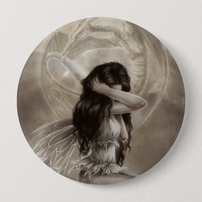 We Are Just Ghosts 10 Cm Round Badge (Front)