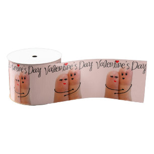 We are Just Like This on Valentines Day Grosgrain Ribbon