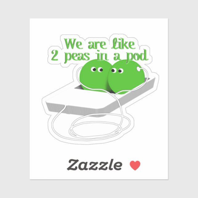 We Are Like Two Peas in a Pod (Sheet)