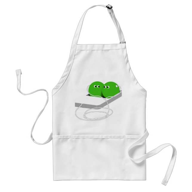 We Are Like Two Peas In A Pod Standard Apron (Front)