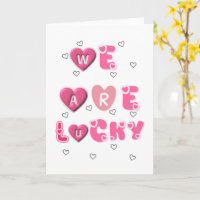 We Are Lucky Romantic Couple Love