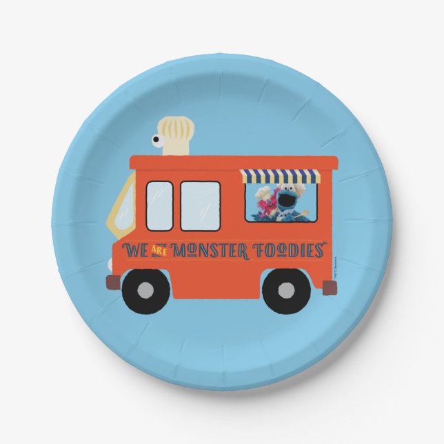 We Are Monster Foodies Paper Plate (Front)