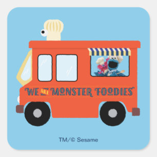 We Are Monster Foodies Square Sticker