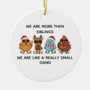 we are more then siblings we are like a really  ceramic tree decoration