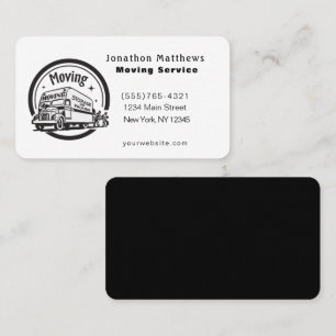 We Are Moving Company Service Business Card