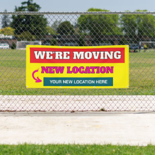 We are Moving Custom Banner