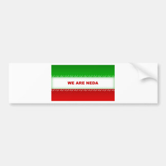 We are Neda Bumper Sticker