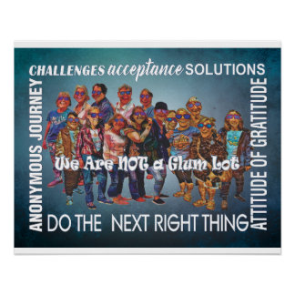 we are not a glum lot slogans poster 26sat