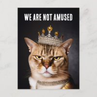 We Are Not Amused Royal Grumpy Cat Wearing A Crown