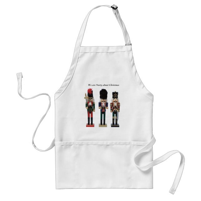 We are Nutty about Christmas Nutcracker Standard Apron (Front)