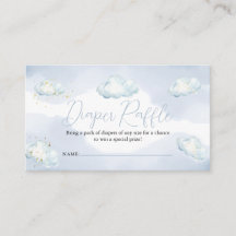 We Are On Cloud Nine Baby Shower Diaper Raffle