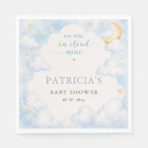 We are on Cloud Nine Boy Baby Shower