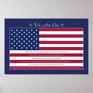 We Are One Poster