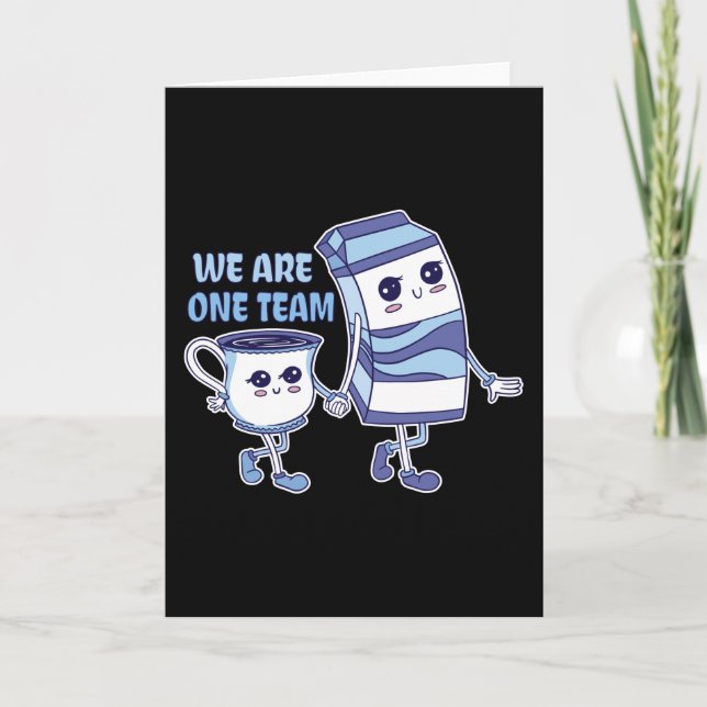 We are one Team Card (Front)