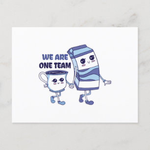 We are one Team Postcard