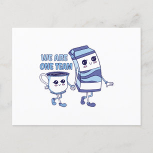 We are one Team Postcard