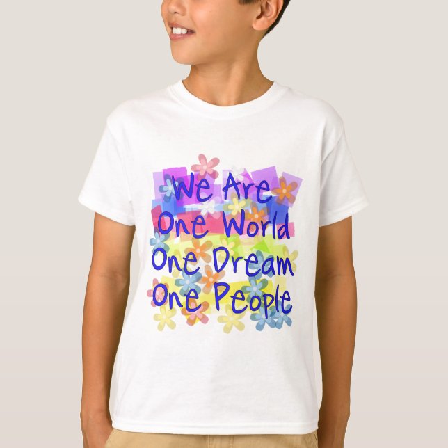 We Are One World T-Shirt (Front)