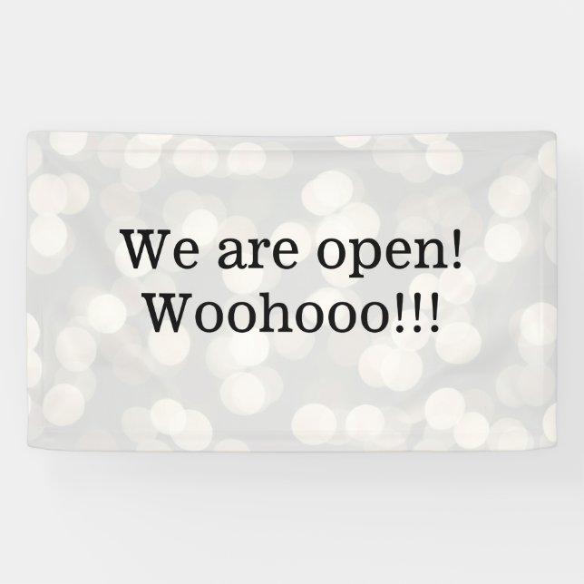 We are Open Sign (Horizontal)
