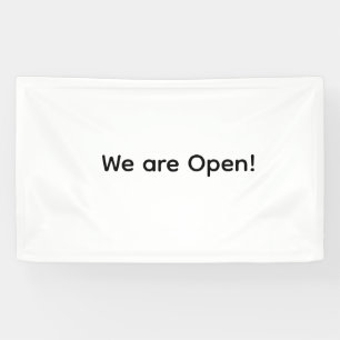 we are open small business restaurant hotel spa sa banner