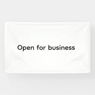 we are open small business restaurant hotel spa sa banner