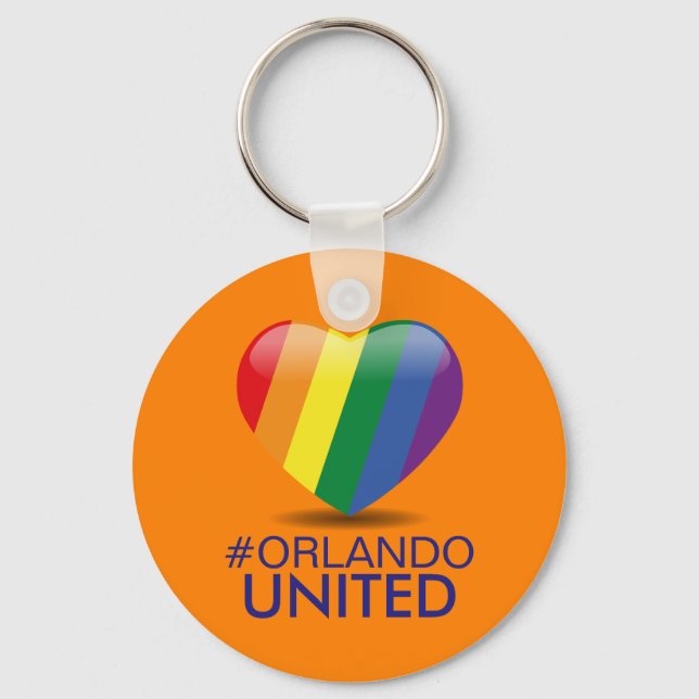 We Are Orlando Strong/ United KeyChain (Front)