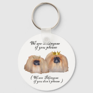 We are Pekingese Key Ring