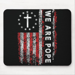 We Are Pope New American Pope Leo Xiv, Papal Elect Mouse Mat