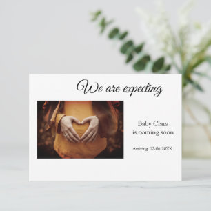 we are pregnant add baby name date pregnancy  announcement