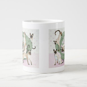 We are Siamese if you please Large Coffee Mug